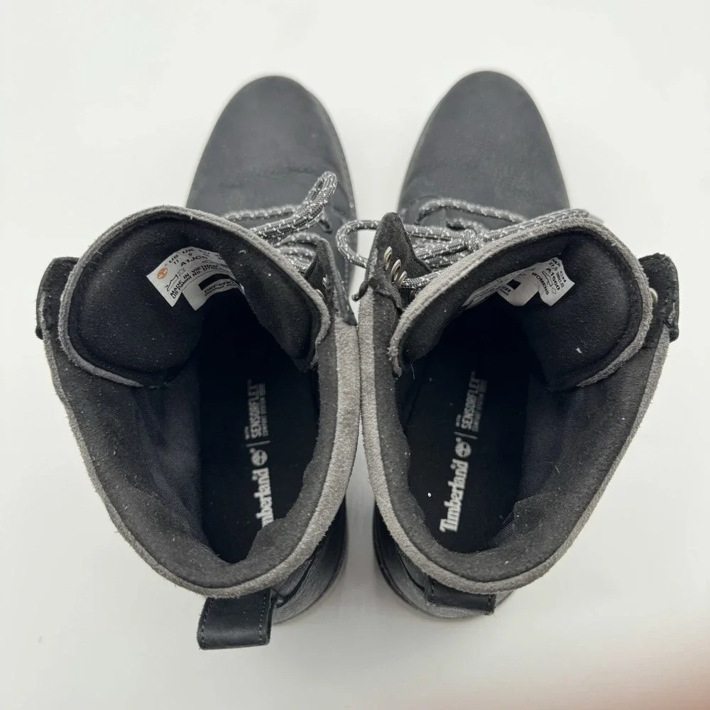 Timberland Kenniston Womens Size 11‎ Gray Leather Suede Hiker Sensorflex Boots